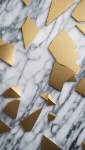 gold glitter marble background texture aesthetic wallpaper 4