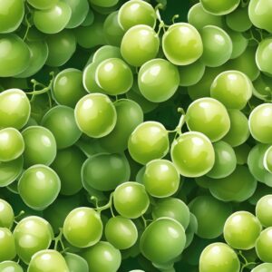 green grape vine pattern background wallpaper illustration 1