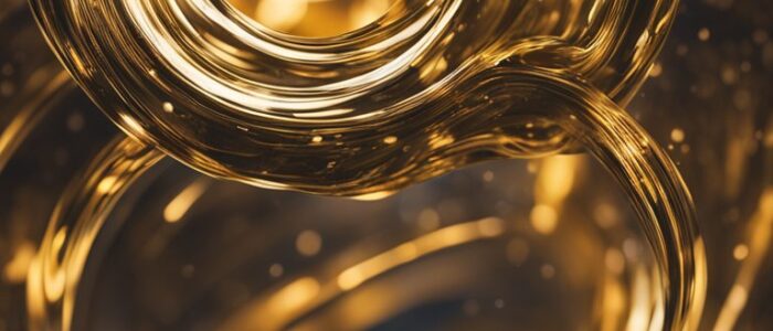 liquid gold texture abstract background aesthetic wallpaper 4