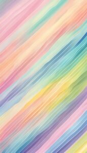 pastel rainbow background wallpaper aesthetic illustration 2