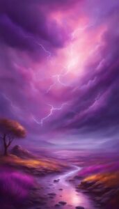purple rain background wallpaper aesthetic illustration 3