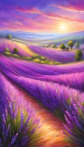 purple summer phone aesthetic wallpaper background illustration 7