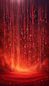 red rain background wallpaper aesthetic illustration 3