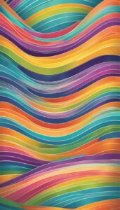 vintage retro rainbow background wallpaper aesthetic illustration 3