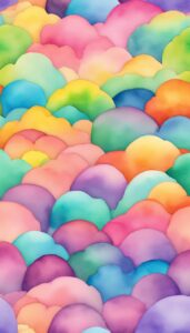 watercolor rainbow background wallpaper aesthetic illustration 1
