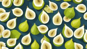 white figs pattern background illustration 1