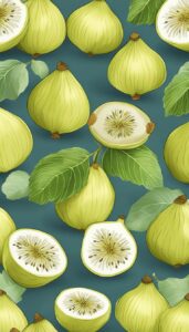 white figs pattern background illustration 3