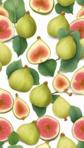 white figs pattern background illustration 4