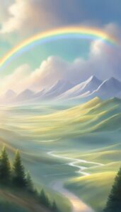 white light rainbow background wallpaper aesthetic illustration 2