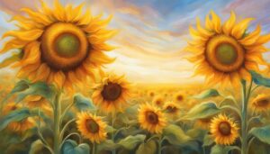 white light sunflower background illustration aesthetic 1