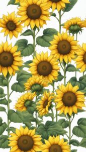 white light sunflower background illustration aesthetic 2