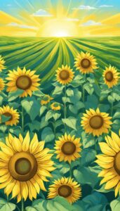 yellow summer phone aesthetic wallpaper background illustration 4