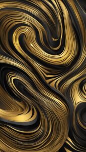 black and gold abstract background wallpaper aesthetic 1