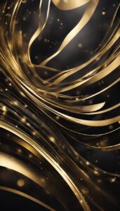 black and gold abstract background wallpaper aesthetic 3