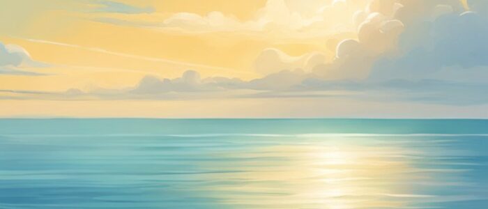 blue Mediterranean background wallpaper aesthetic illustration 1