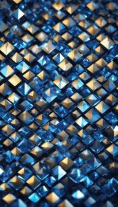 blue diamonds background wallpaper aesthetic 1