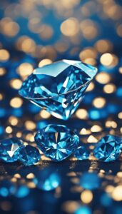 blue diamonds background wallpaper aesthetic 5