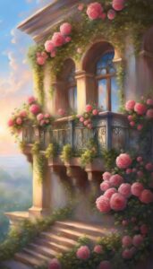 climbing roses on balcony romantic idea 5