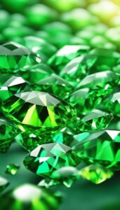 green diamonds background wallpaper aesthetic 2