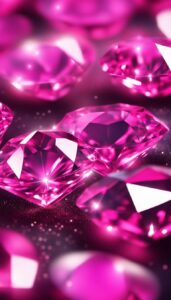 hot pink diamonds background wallpaper aesthetic 1