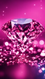 hot pink diamonds background wallpaper aesthetic 5