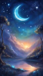 night sky background wallpaper aesthetic illustration 4
