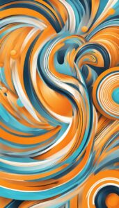 orange abstract background wallpaper aesthetic 1