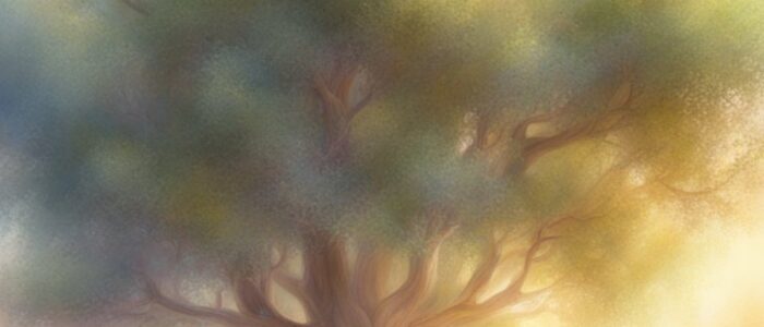 pastel olive tree background wallpaper aesthetic illustration 3