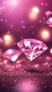 pink diamonds background wallpaper aesthetic 3