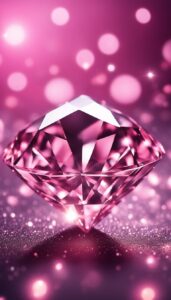 pink glitter diamonds background wallpaper aesthetic 1
