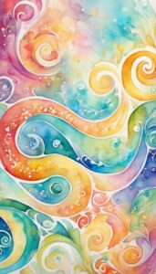 watercolor art abstract background wallpaper aesthetic 2