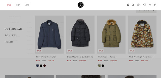 Pretty Green website