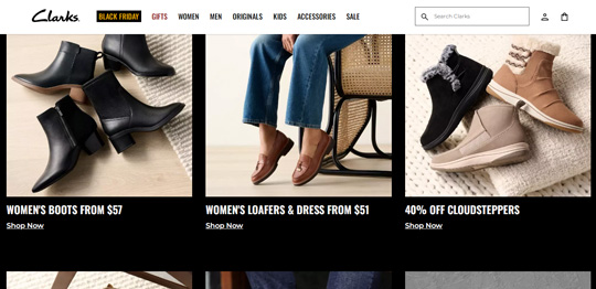 clarks website 1