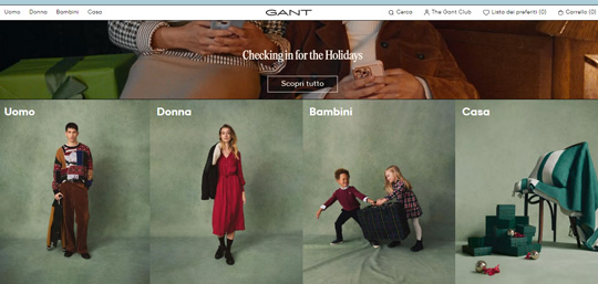 gant website