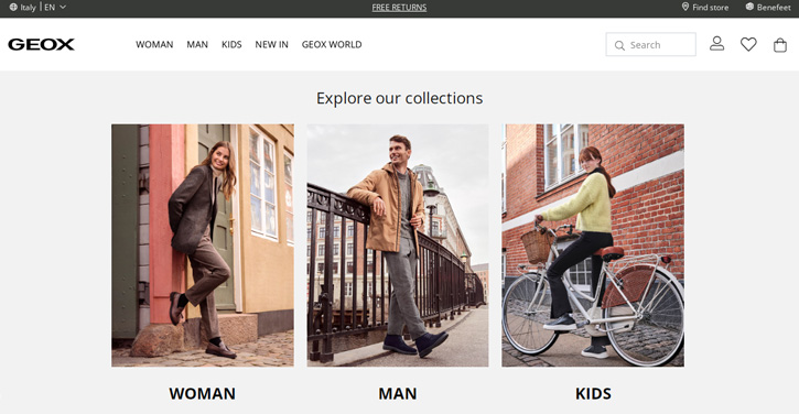 geox website