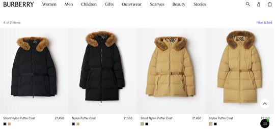 burberry website jackets