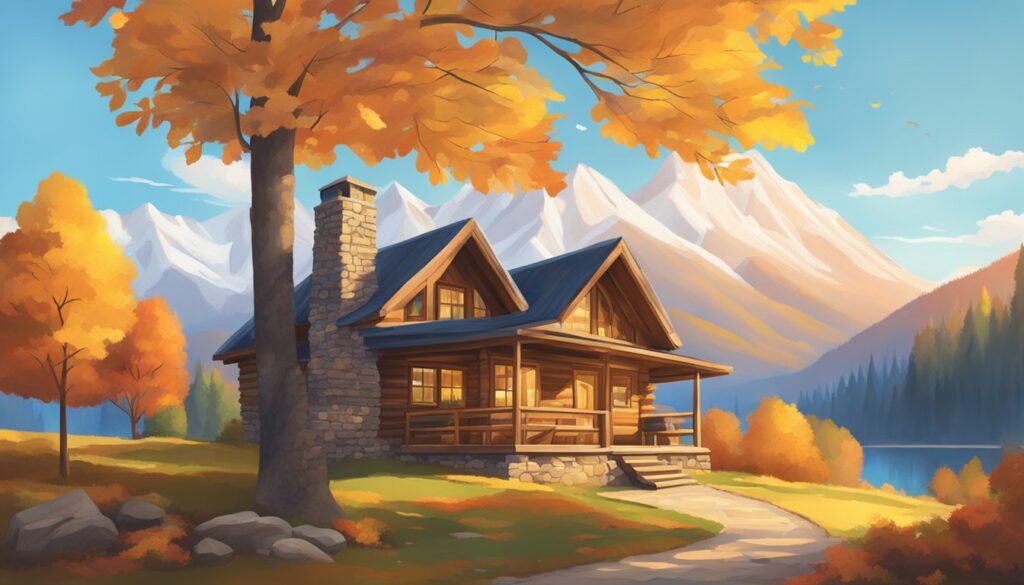 50+ Mountain Cabin Autumn Aesthetic Ideas and Inspiration - Trails and ...