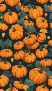 Autumn Halloween Pumpkins background 2