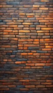 Black brick wall background 3