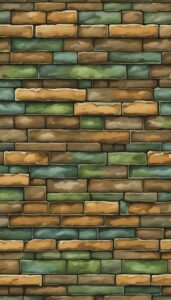 Brown brick wall background 2