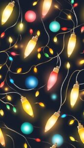 Colorful Christmas Lights background 1