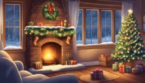 Cozy Christmas background 1