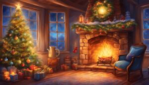 Cozy Christmas background 2