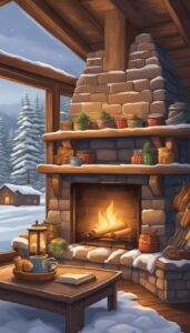 Cozy Winter background 1