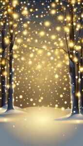 Gold Christmas Lights background 1