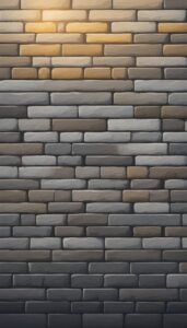 Grey brick wall background 1