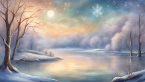 Landscape Winter background 3