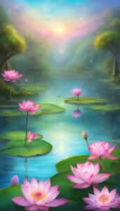 Pink Lotus Flower background 2