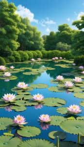 Pink Lotus Flower background 4