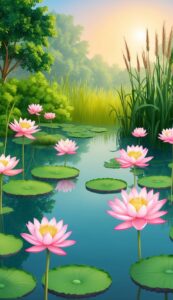 Pink Lotus Flower background 6